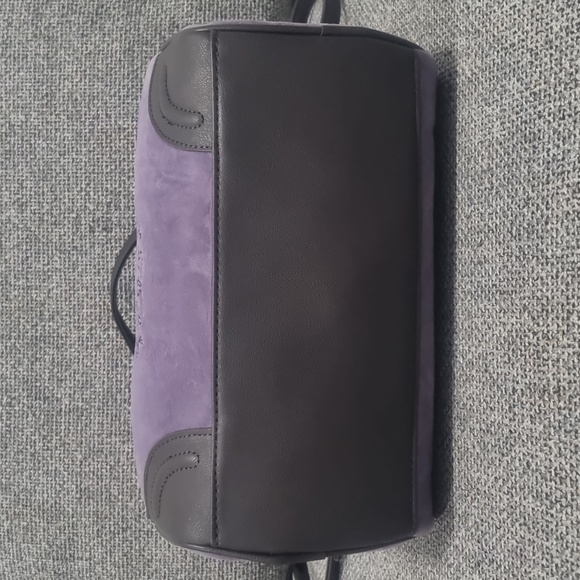 JUICY COUTURE Heritage Satchel in Dusty Violet/Chocolate - Picture 12 of 16